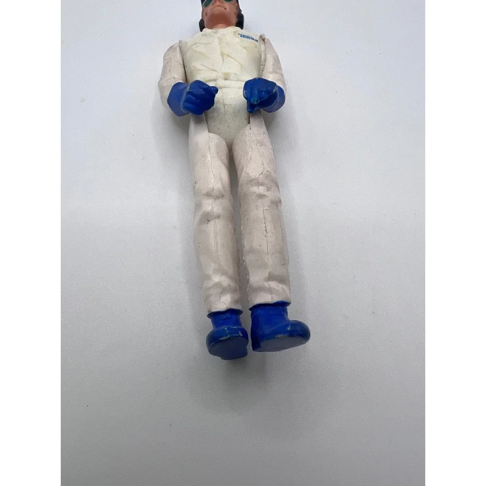 Vintage Tonka Play Toys Driver/Mechanic White Uniform Glasses Posable Figure '70